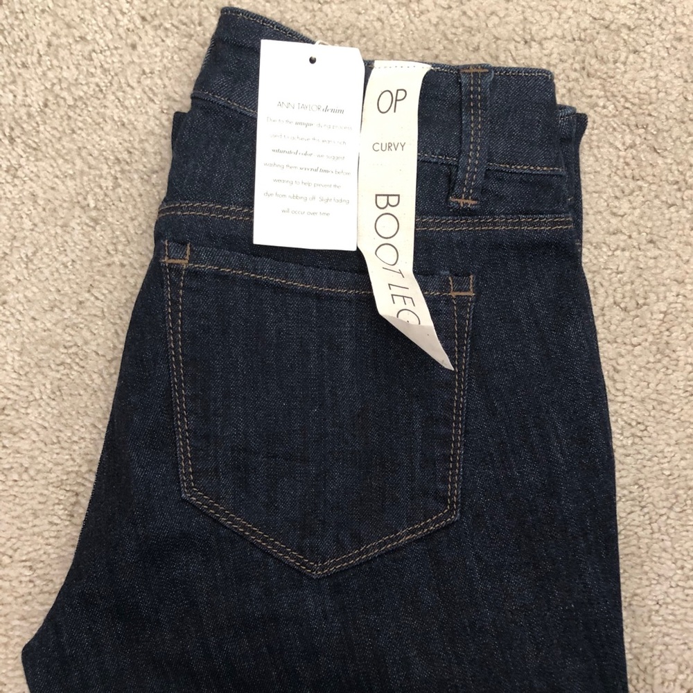 NWT Ann Taylor curvy fit boot leg jean